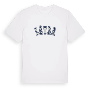 Létra college t-shirt – ekologisk bomull t-shirt från Pinshirt
