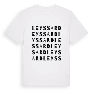 Leyssard ordlek t-shirt – ekologisk bomull t-shirt från Pinshirt