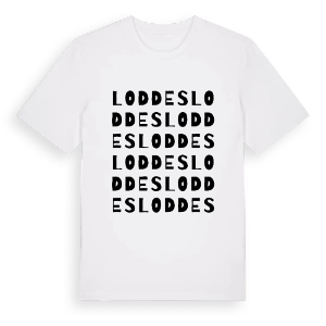 Loddes ordlek t-shirt – ekologisk bomull t-shirt från Pinshirt