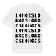 Longes ordlek t-shirt