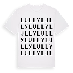 Lully ordlek t-shirt – ekologisk bomull t-shirt från Pinshirt