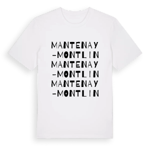 Mantenay-Montlin ordlek t-shirt – ekologisk bomull t-shirt från Pinshirt