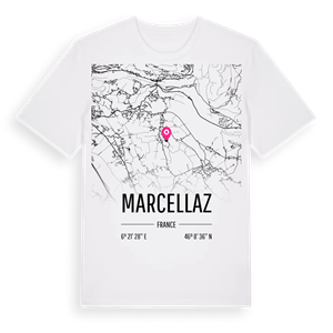 Marcellaz karta t-shirt – ekologisk bomull t-shirt från Pinshirt