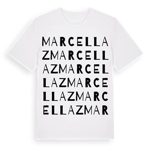 Marcellaz ordlek t-shirt – ekologisk bomull t-shirt från Pinshirt