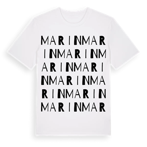 Marin ordlek t-shirt – ekologisk bomull t-shirt från Pinshirt