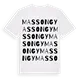 Massongy ordlek t-shirt