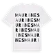 Maurines ordlek t-shirt