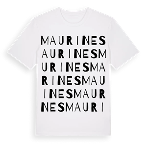 Maurines ordlek t-shirt – ekologisk bomull t-shirt från Pinshirt