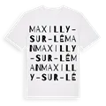 Maxilly-sur-Léman ordlek t-shirt