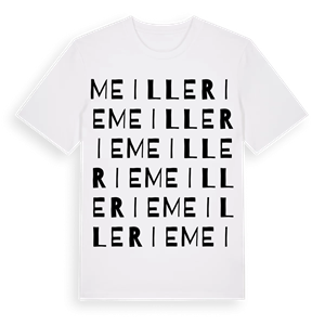 Meillerie ordlek t-shirt – ekologisk bomull t-shirt från Pinshirt