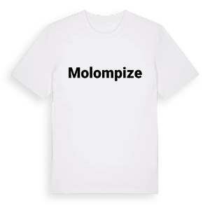 Molompize fetstil t-shirt – ekologisk bomull t-shirt från Pinshirt