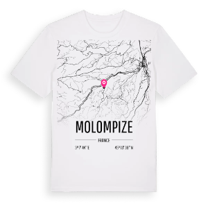Molompize karta t-shirt – ekologisk bomull t-shirt från Pinshirt