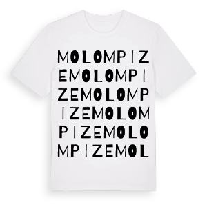 Molompize ordlek t-shirt – ekologisk bomull t-shirt från Pinshirt