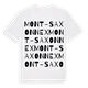 Mont-Saxonnex ordlek t-shirt