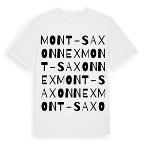 Mont-Saxonnex ordlek t-shirt – ekologisk bomull t-shirt från Pinshirt