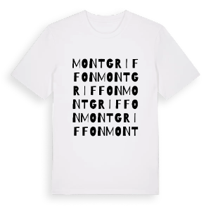 Montgriffon ordlek t-shirt – ekologisk bomull t-shirt från Pinshirt