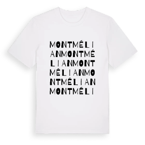 Montmélian ordlek t-shirt – ekologisk bomull t-shirt från Pinshirt