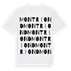 Montriond ordlek t-shirt