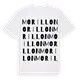 Morillon ordlek t-shirt