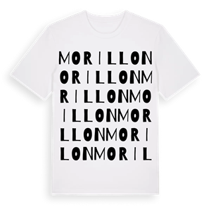 Morillon ordlek t-shirt – ekologisk bomull t-shirt från Pinshirt