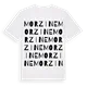 Morzine ordlek t-shirt