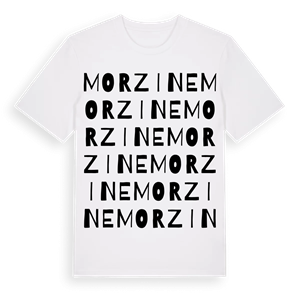 Morzine ordlek t-shirt – ekologisk bomull t-shirt från Pinshirt