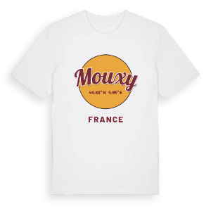 Mouxy cirkel t-shirt – ekologisk bomull t-shirt från Pinshirt
