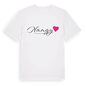 Nangy hjärta t-shirt – ekologisk bomull t-shirt från Pinshirt