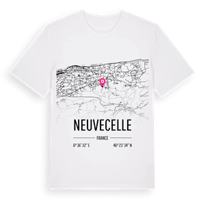 Neuvecelle karta t-shirt – ekologisk bomull t-shirt från Pinshirt