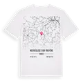 Neuvéglise-sur-Truyère karta t-shirt