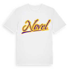 Novel baseball t-shirt – ekologisk bomull t-shirt från Pinshirt