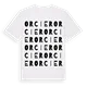 Orcier ordlek t-shirt