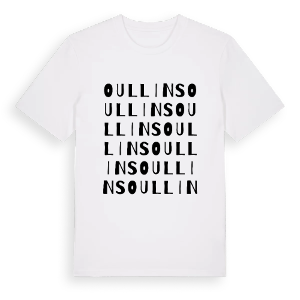 Oullins ordlek t-shirt – ekologisk bomull t-shirt från Pinshirt