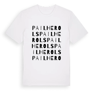 Pailherols ordlek t-shirt – ekologisk bomull t-shirt från Pinshirt