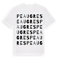 Peaugres ordlek t-shirt