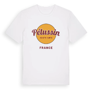 Pélussin cirkel t-shirt – ekologisk bomull t-shirt från Pinshirt
