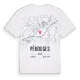 Pérouges karta t-shirt