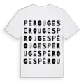 Pérouges ordlek t-shirt