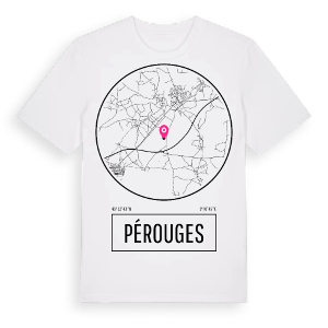Pérouges t-shirt – ekologisk bomull t-shirt från Pinshirt