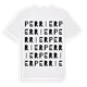 Perrier ordlek t-shirt