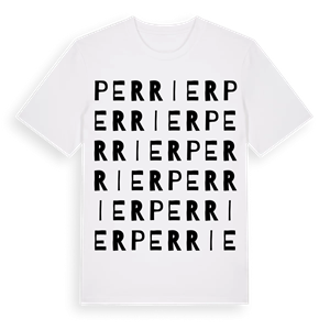 Perrier ordlek t-shirt – ekologisk bomull t-shirt från Pinshirt