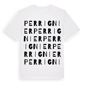 Perrignier ordlek t-shirt – ekologisk bomull t-shirt från Pinshirt