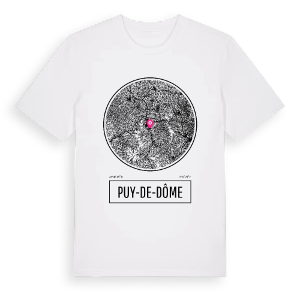Puy-de-Dôme t-shirt – ekologisk bomull t-shirt från Pinshirt