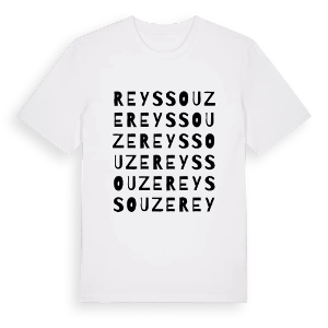 Reyssouze ordlek t-shirt – ekologisk bomull t-shirt från Pinshirt