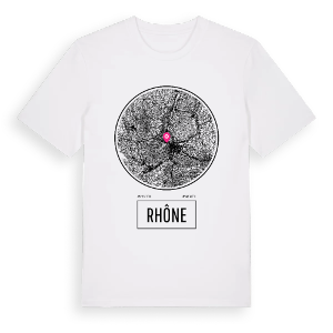 Rhône t-shirt – ekologisk bomull t-shirt från Pinshirt