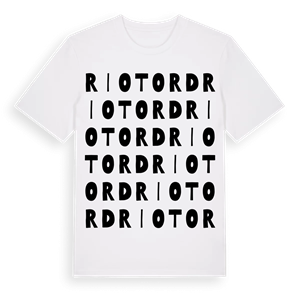 Riotord ordlek t-shirt – ekologisk bomull t-shirt från Pinshirt
