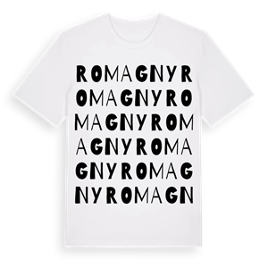 Romagny ordlek t-shirt – ekologisk bomull t-shirt från Pinshirt