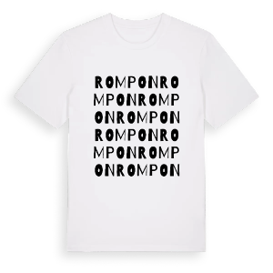 Rompon ordlek t-shirt – ekologisk bomull t-shirt från Pinshirt