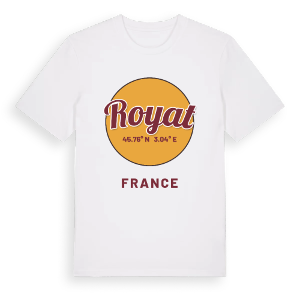 Royat cirkel t-shirt – ekologisk bomull t-shirt från Pinshirt