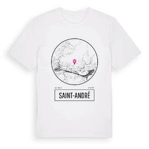 Saint-André t-shirt – ekologisk bomull t-shirt från Pinshirt